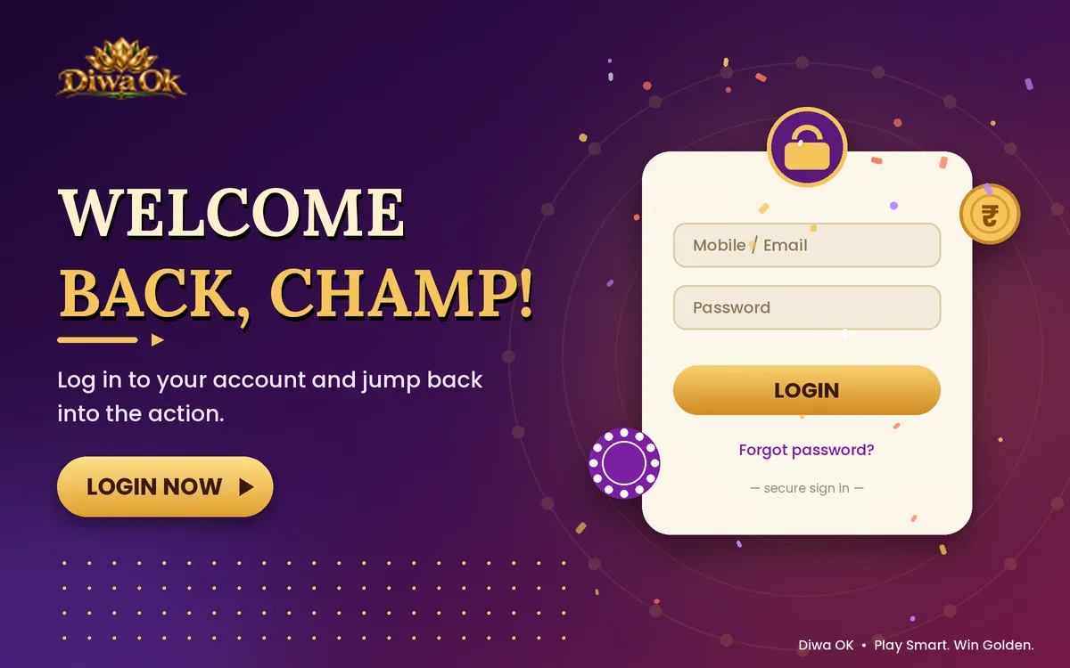 Diwa OK login page banner